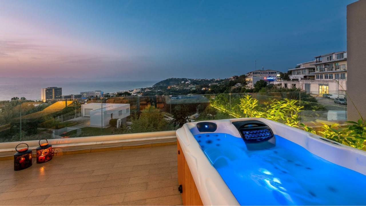 Flyviewflatsgold Privatehottub With Seaview Lejlighed Ixia  Eksteriør billede