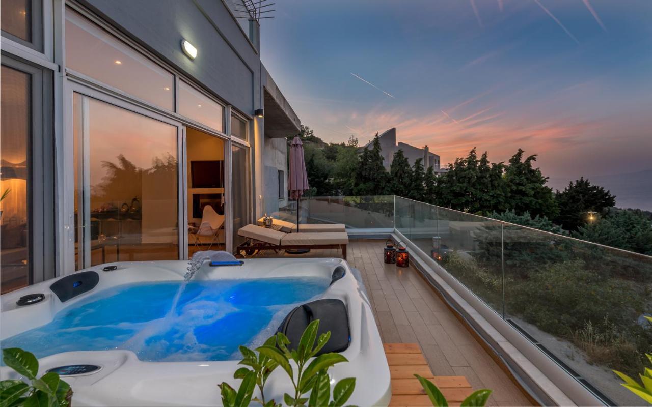 Flyviewflatsgold Privatehottub With Seaview Lejlighed Ixia  Eksteriør billede