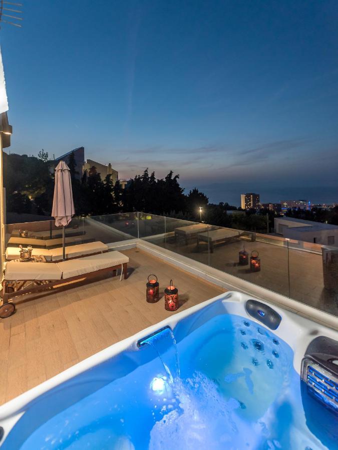 Flyviewflatsgold Privatehottub With Seaview Lejlighed Ixia  Eksteriør billede
